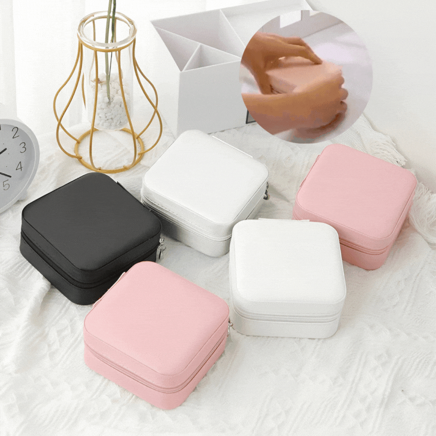 Leather Travel Jewelry Box-SmashingFinds