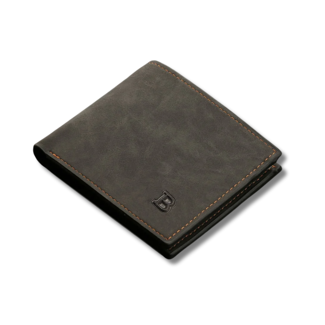 Retro Leather Slim Wallet-SmashingFinds