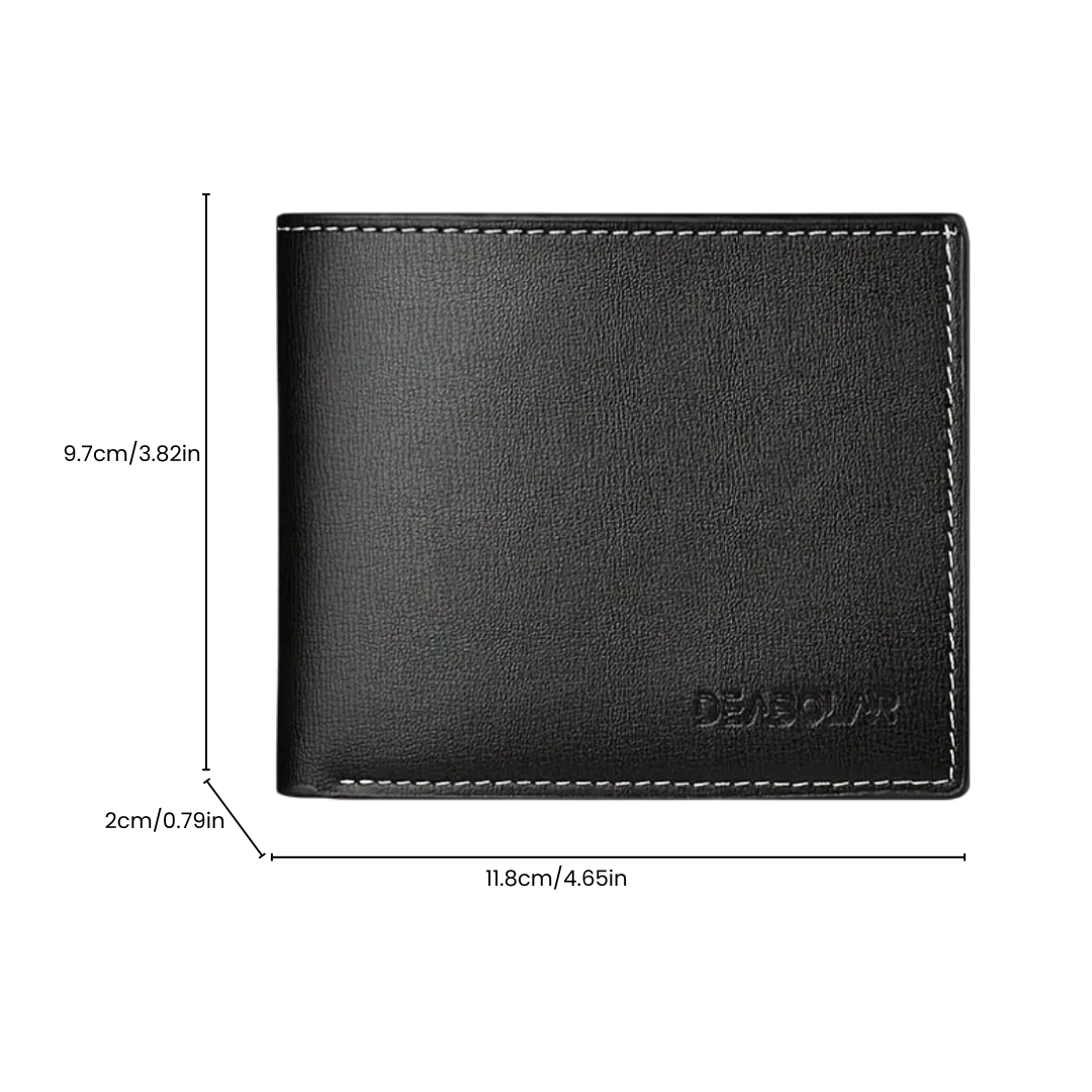 Slim PU Leather Wallet-SmashingFinds