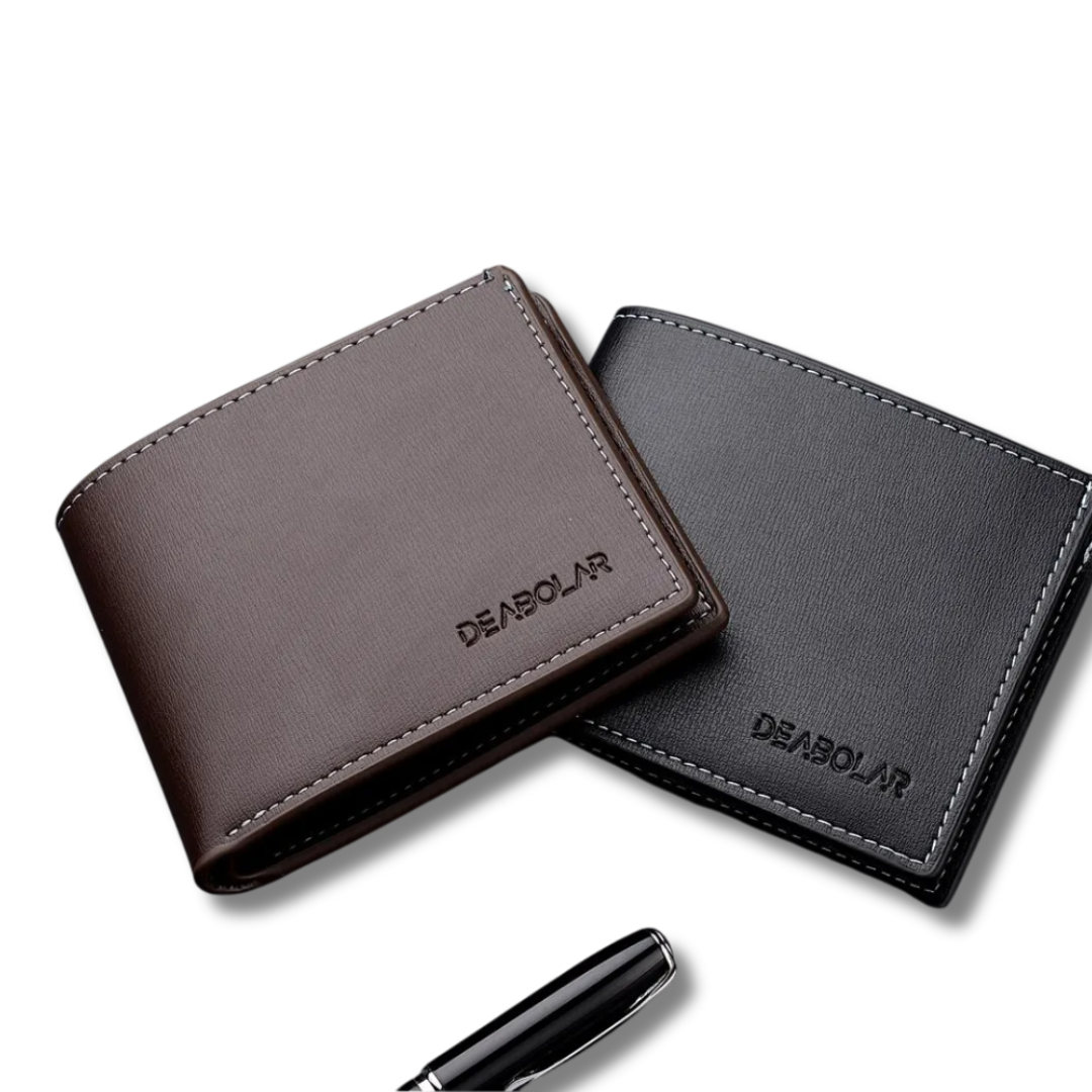 Slim PU Leather Wallet-SmashingFinds