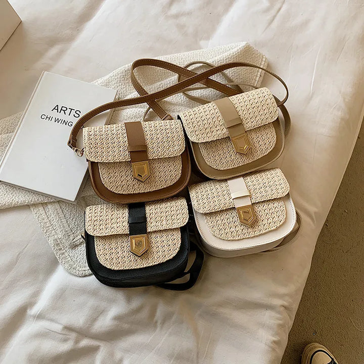 Small Straw Square Bag