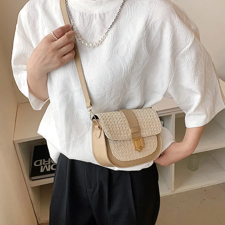 Small Straw Square Bag