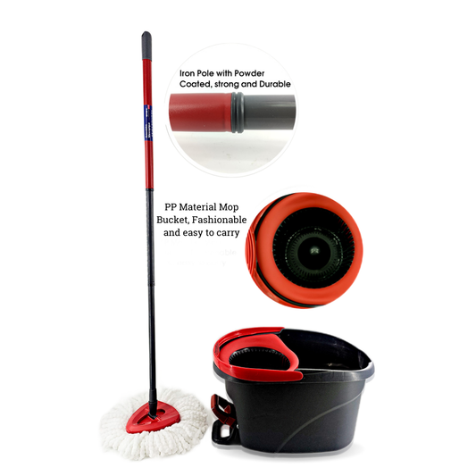 Ergonomic Rotating Mop Set