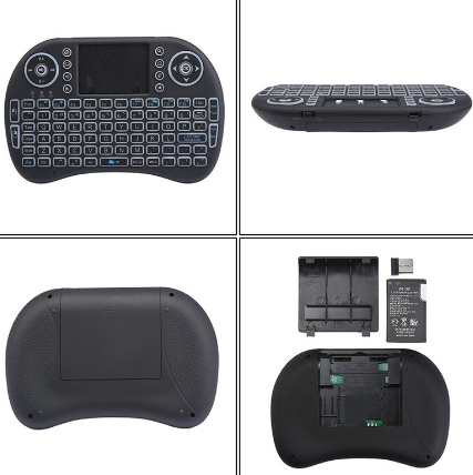 Mini Wireless Keyboard - Backlit & Rechargeable i8