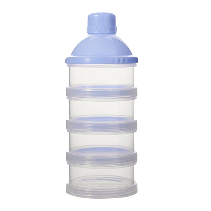 Portable Milk Powder Container - 4-Layer Travel Dispenser