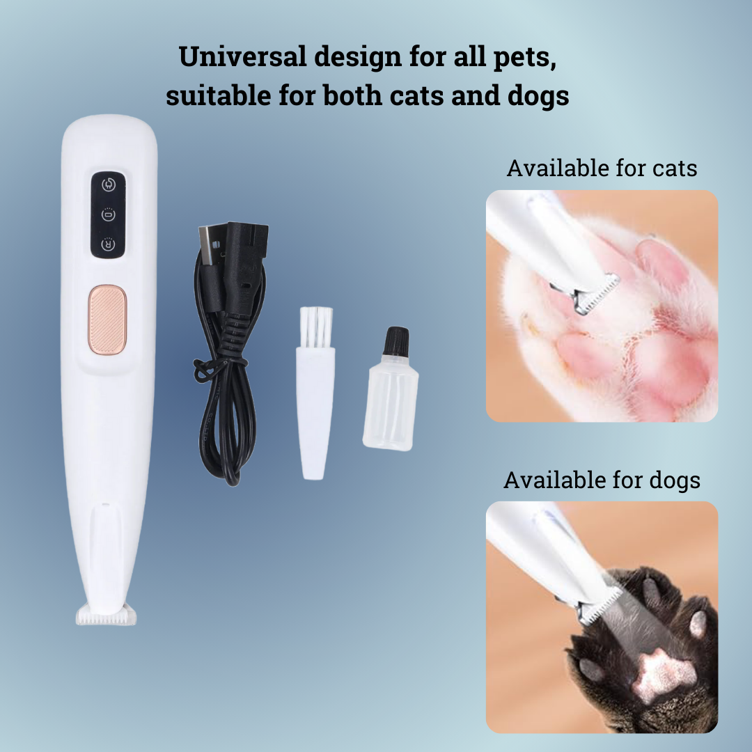 Ergonomic Dog Paw Hair Trimmer