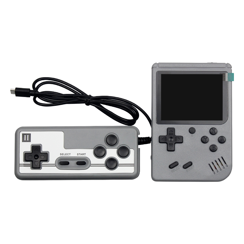 gray game console, gray controller, USB cable