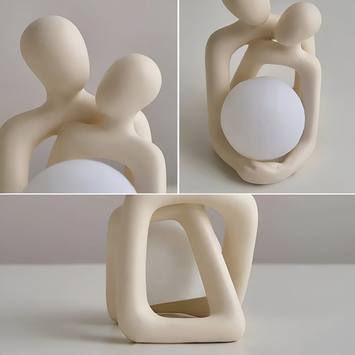 Romantic Couple Resin Statue