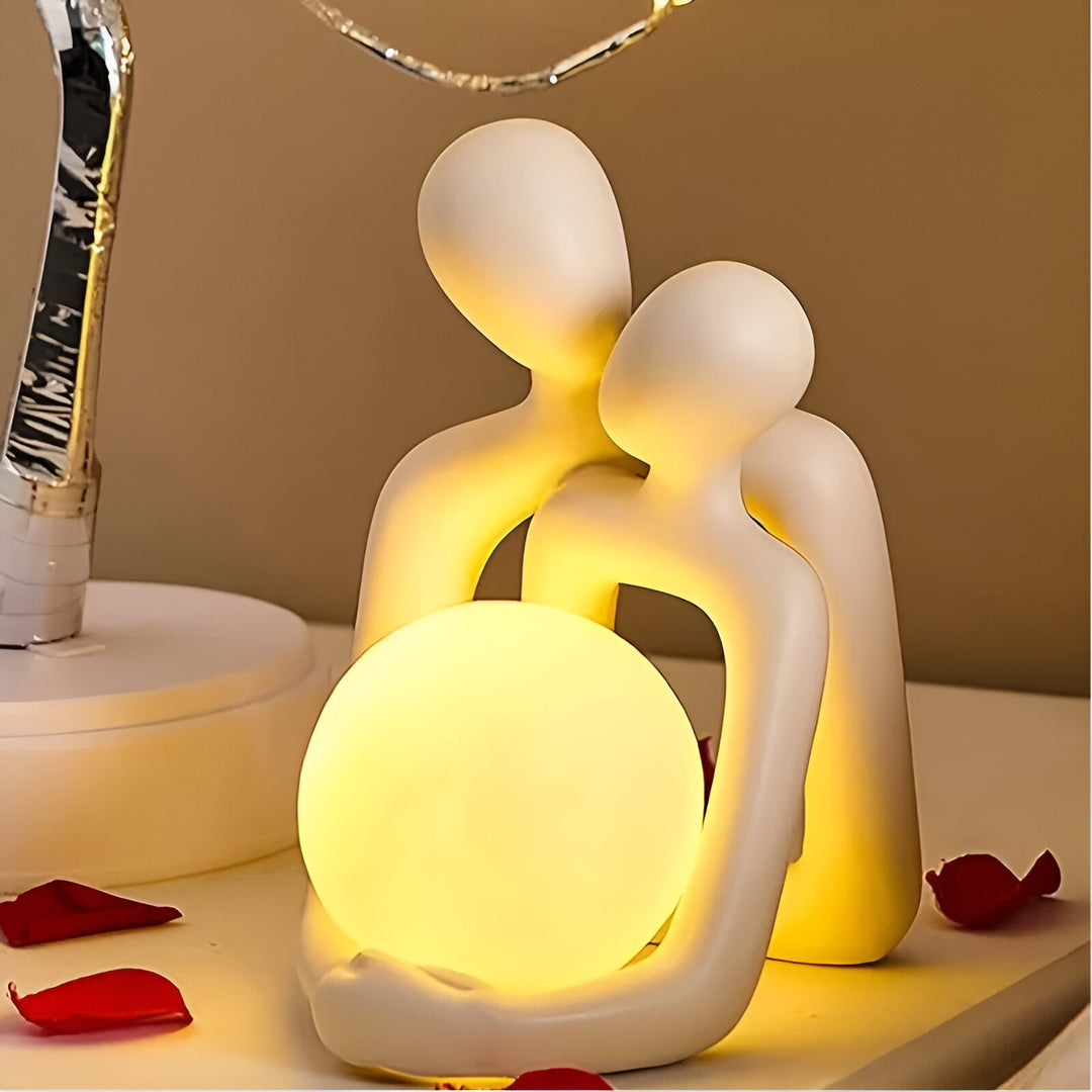 Romantic Couple Resin Statue