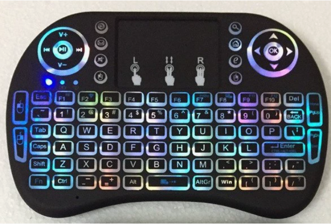Mini Wireless Keyboard - Backlit & Rechargeable i8