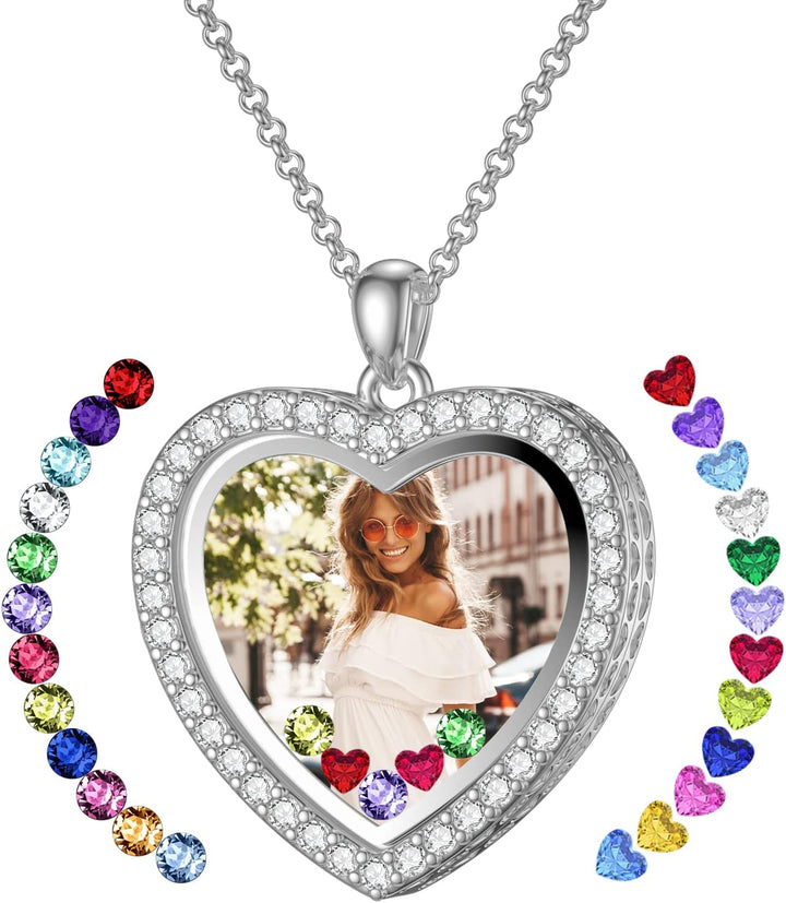 Custom Birthstone Locket Necklace