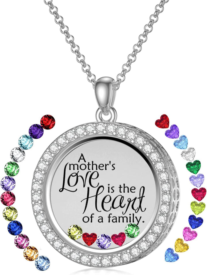 Custom Birthstone Locket Necklace
