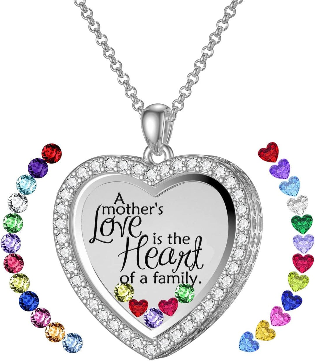 Custom Birthstone Locket Necklace