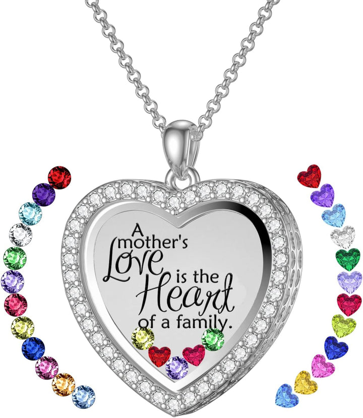 Custom Birthstone Locket Necklace