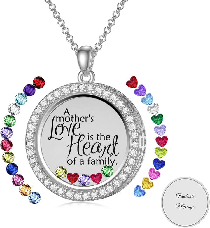 Custom Birthstone Locket Necklace