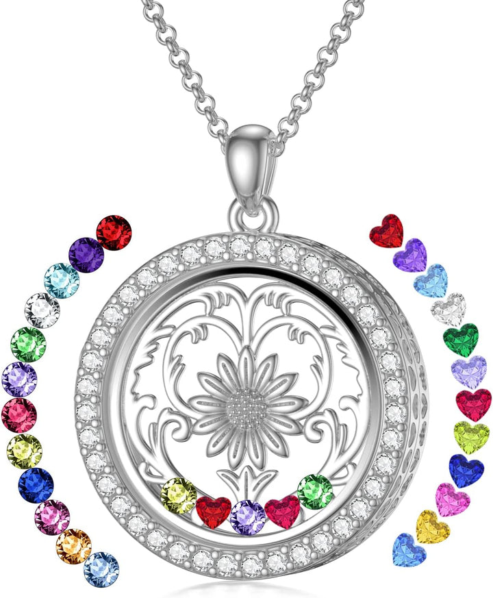 Custom Birthstone Locket Necklace