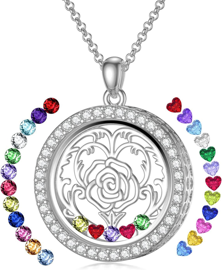 Custom Birthstone Locket Necklace
