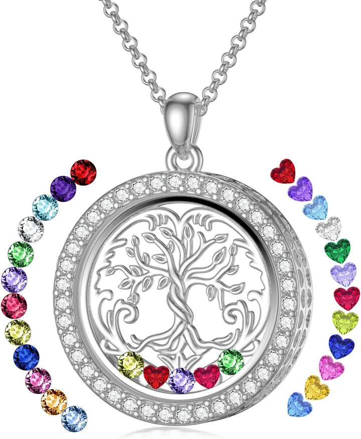 Custom Birthstone Locket Necklace