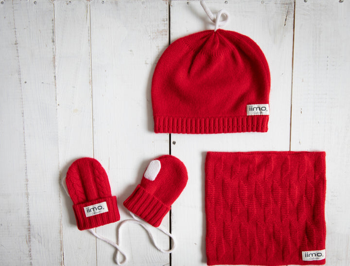 iimo Cashmere Collection - Luxury Baby Winter Knit Set