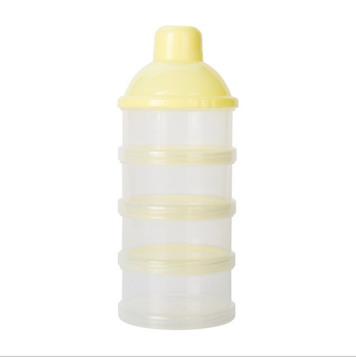 Portable Milk Powder Container - 4-Layer Travel Dispenser