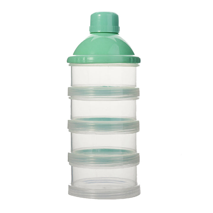 Portable Milk Powder Container - 4-Layer Travel Dispenser
