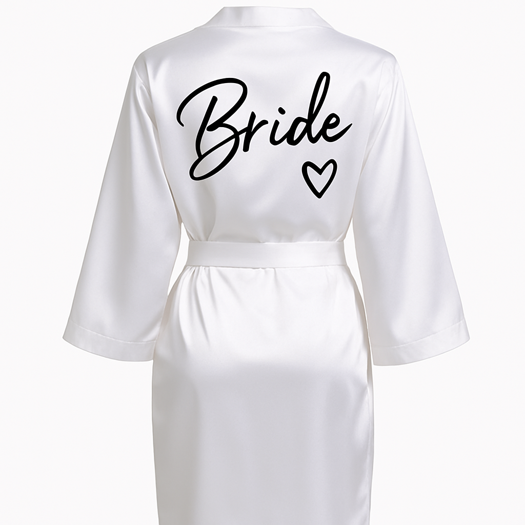 Team Bride Satin Robe