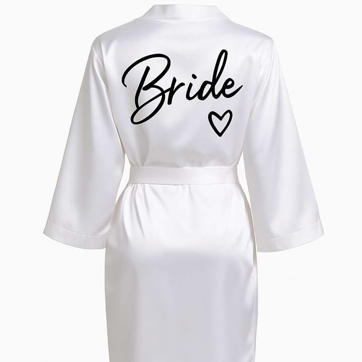 Team Bride Satin Robe