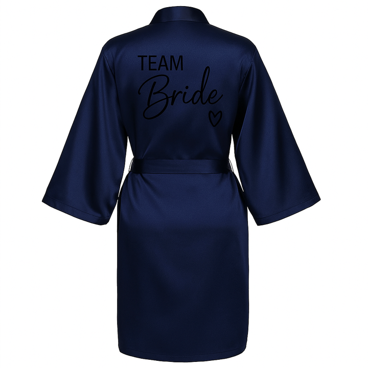 Team Bride Satin Robe