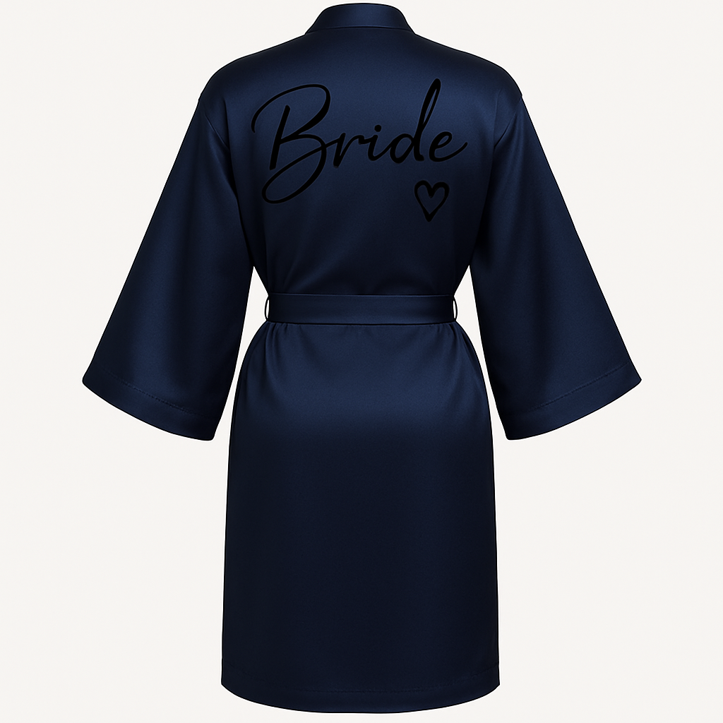 Team Bride Satin Robe