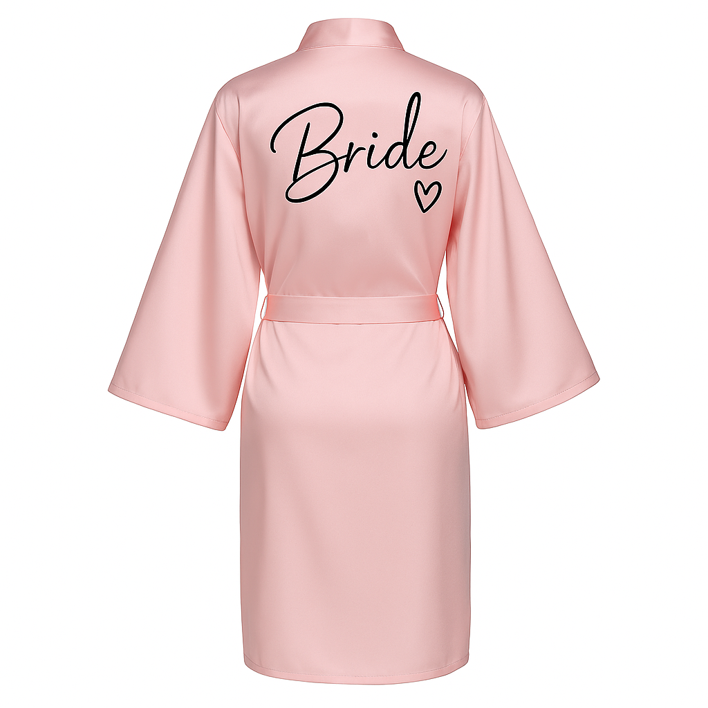 Team Bride Satin Robe