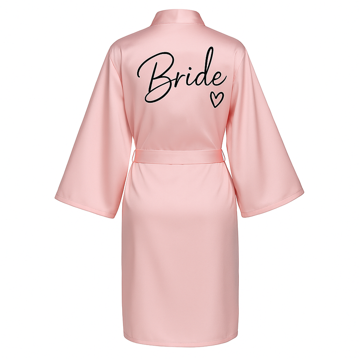 Team Bride Satin Robe