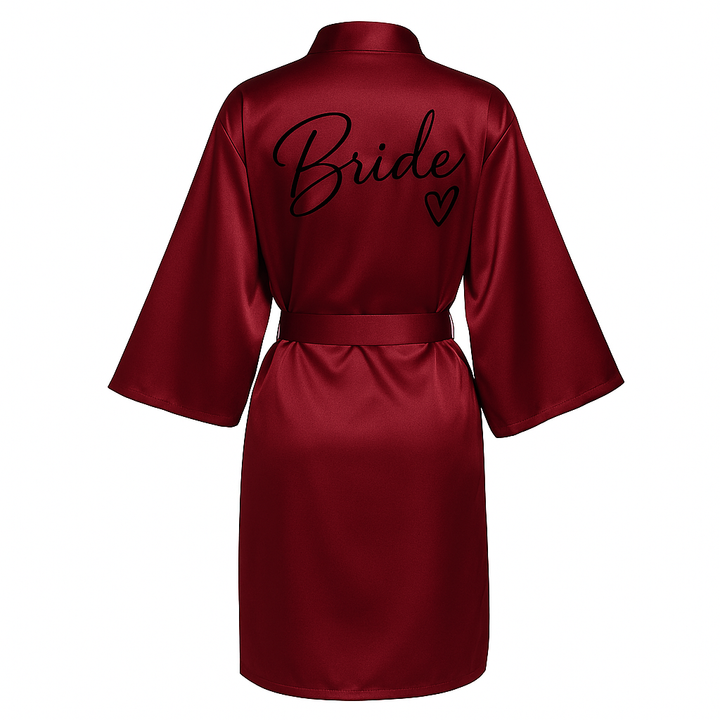 Team Bride Satin Robe