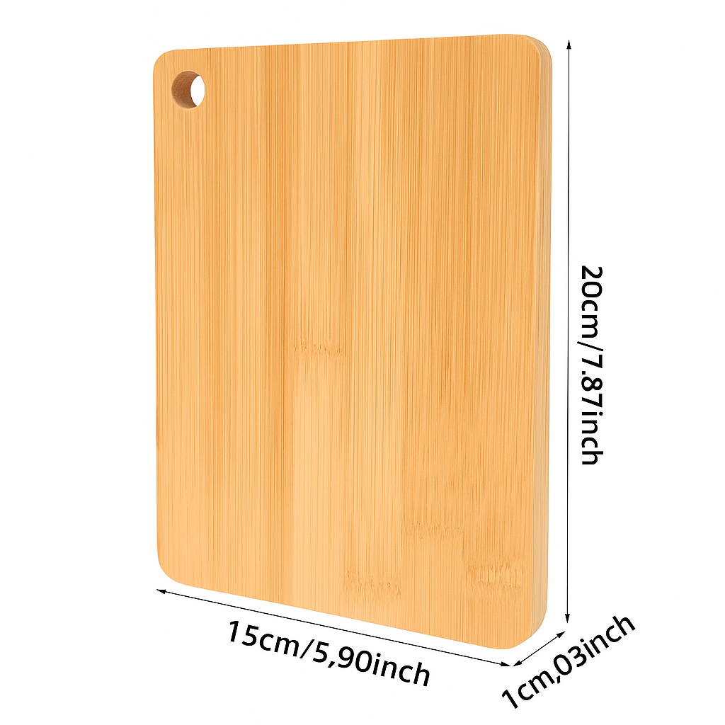 Double-Sided Wooden Cutting Board