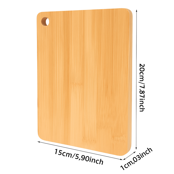 Double-Sided Wooden Cutting Board