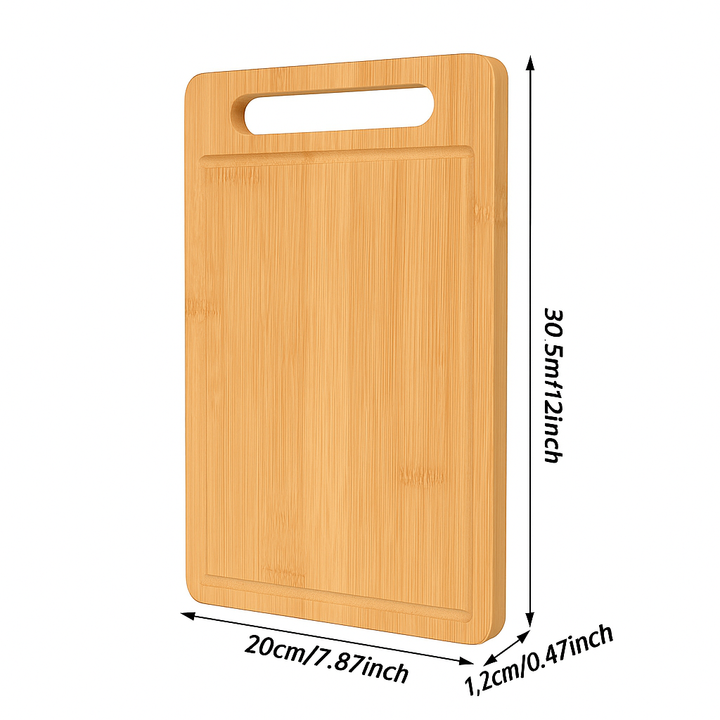 Double-Sided Wooden Cutting Board