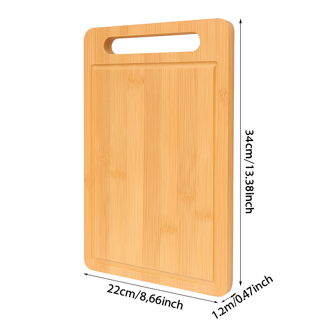 Double-Sided Wooden Cutting Board