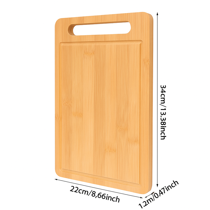 Double-Sided Wooden Cutting Board