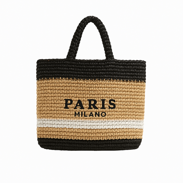 Large Straw Tote Bag
