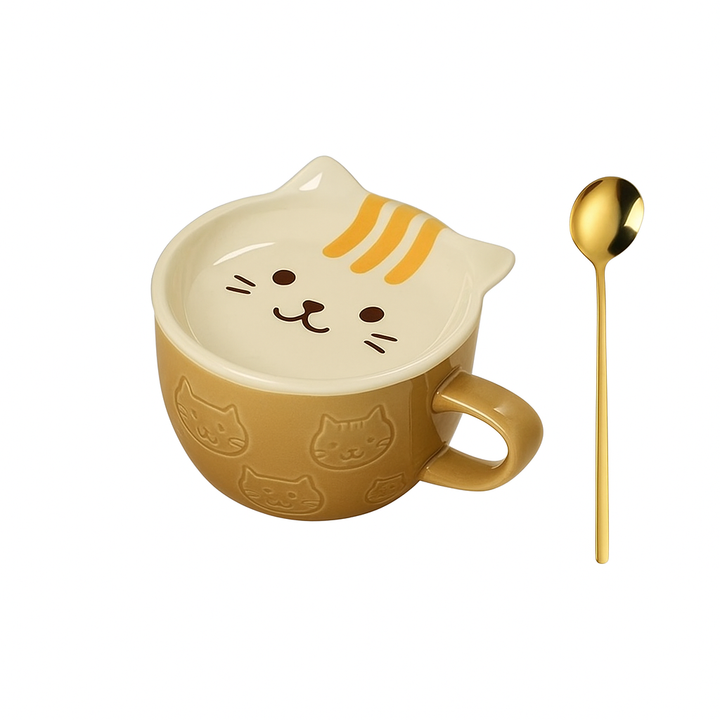 Cartoon Cat Coffee Mug