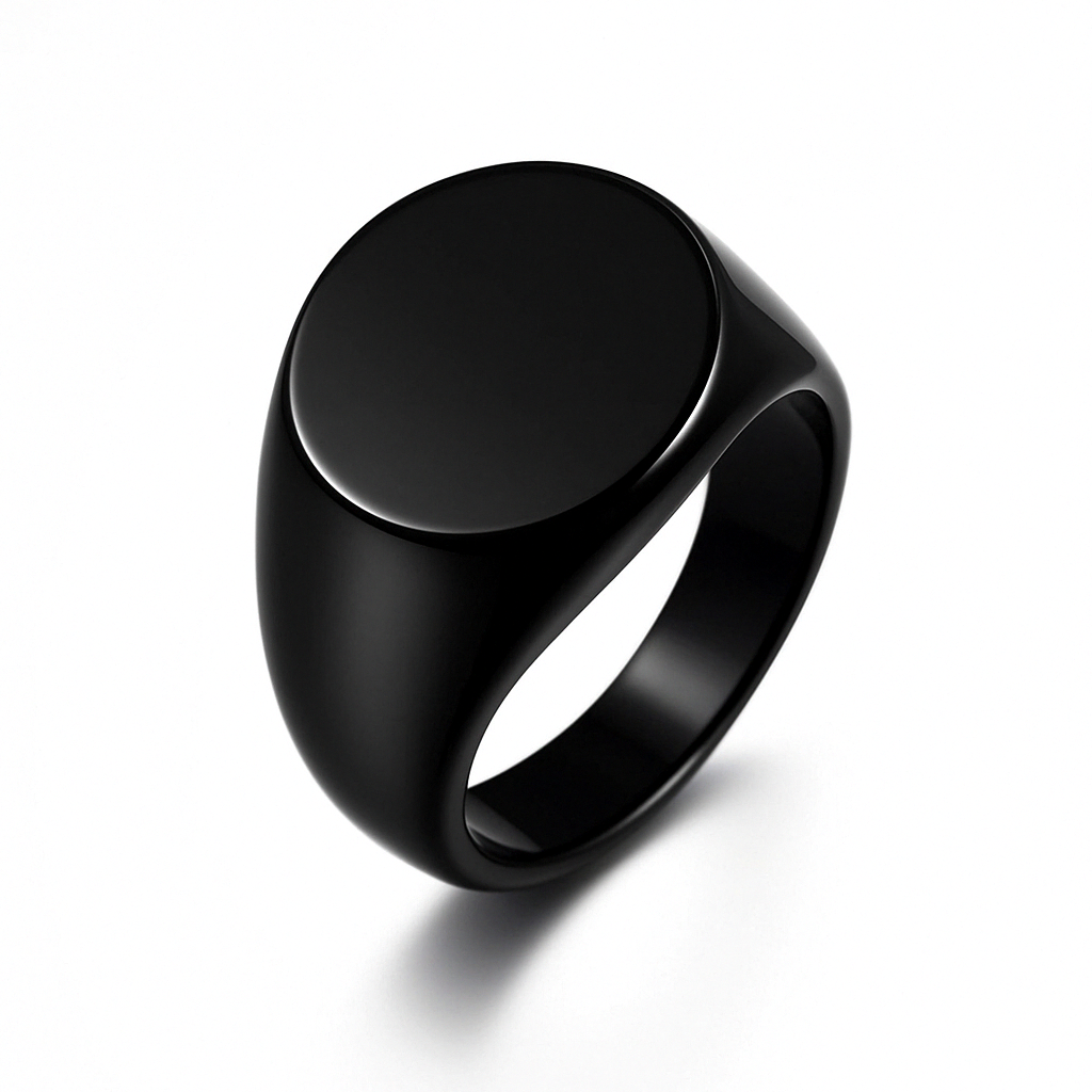 Custom Engraved Men’s Signet Ring