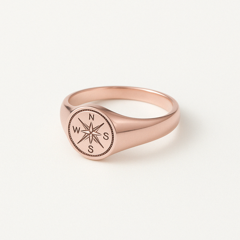 Custom Moon Star Ring