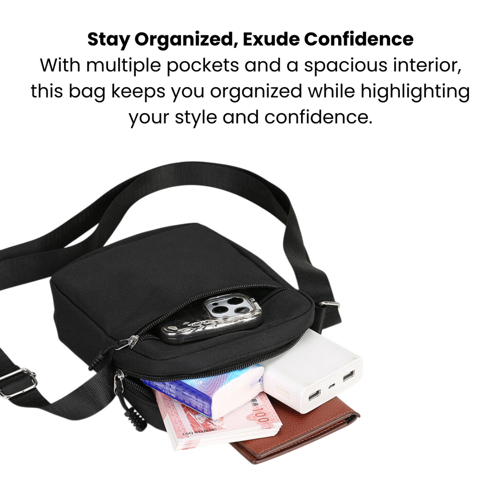 Durable Oxford Shoulder Bag Men-SmashingFinds