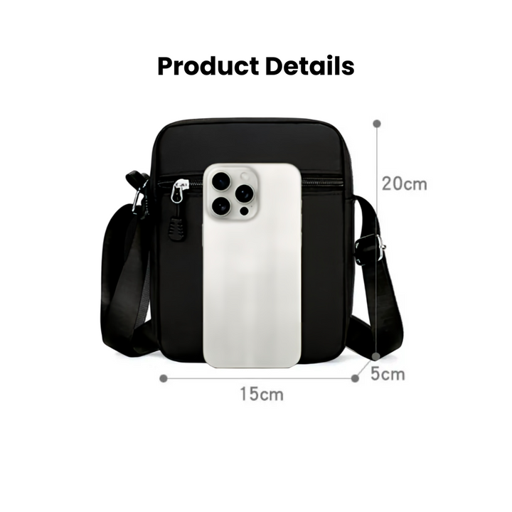 Durable Oxford Shoulder Bag Men-SmashingFinds