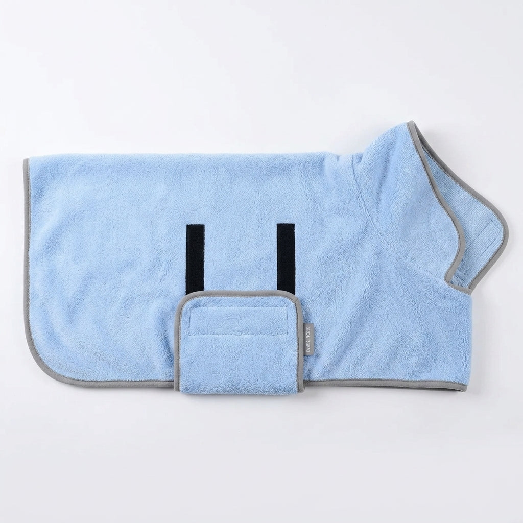 SmashingFinds Pet Bathrobe - Fast Drying Microfiber Terry