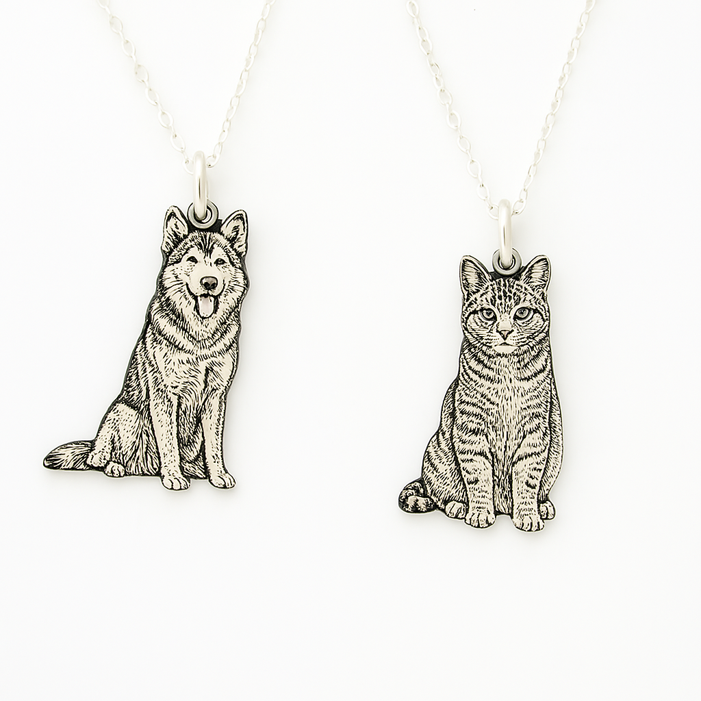 Engraved Dog Necklace-SmashingFinds