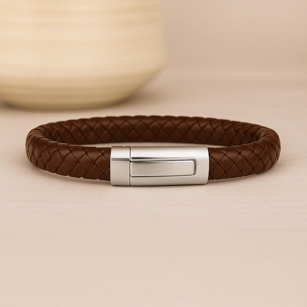 Personalized Leather Bracelet
