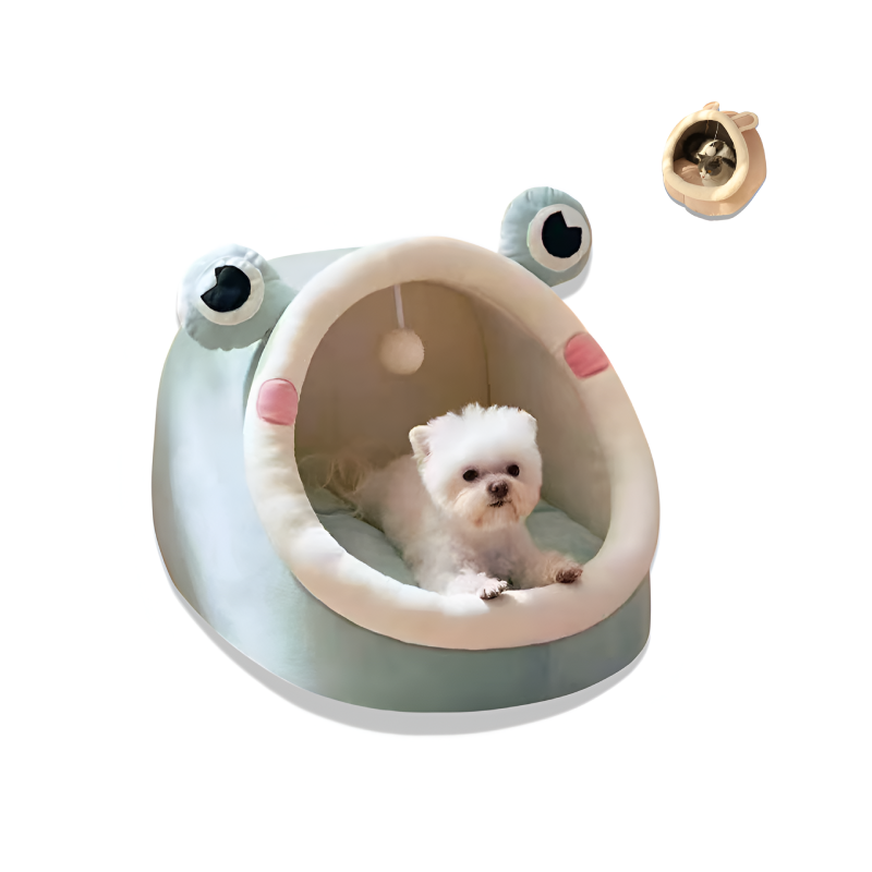 Foldable Cozy Pet Cave-SmashingFinds