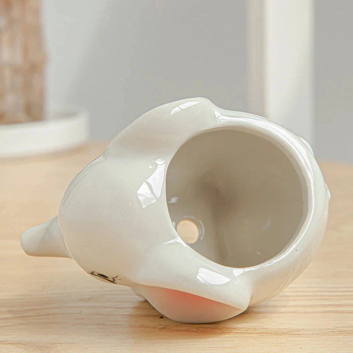 Nordic Animal Head Ceramic Planter