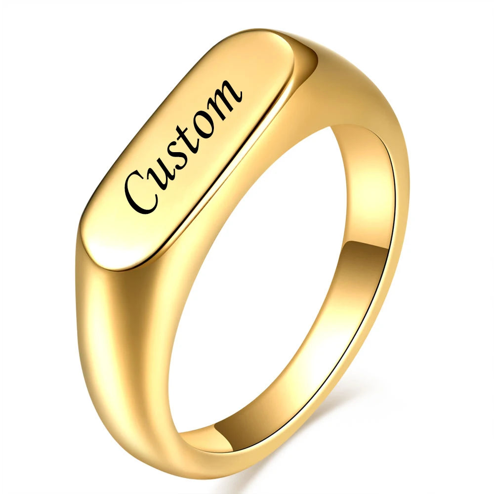 Custom Engraved Rings
