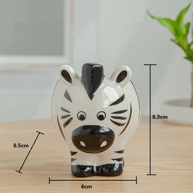 Nordic Animal Head Ceramic Planter